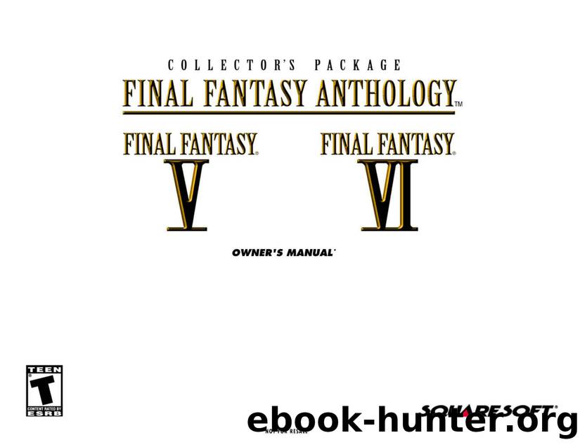 final fantasy anthology by Donated by: Johan