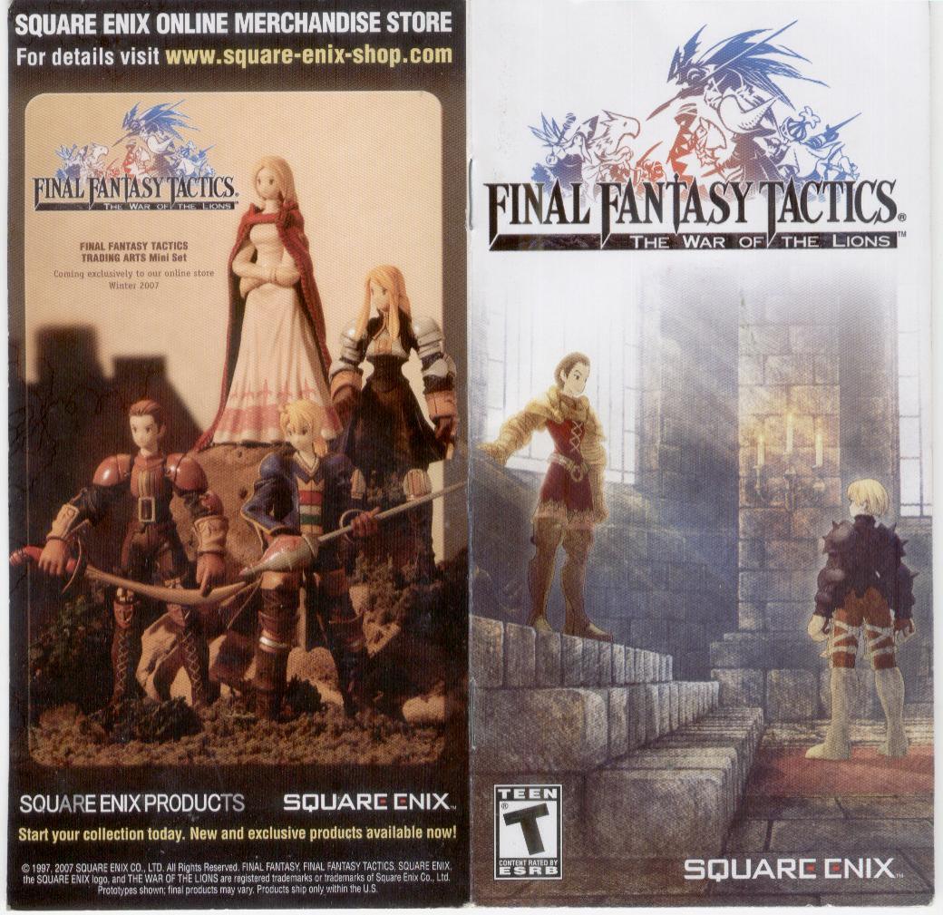 final fantasy tactics by the war of the lions usa