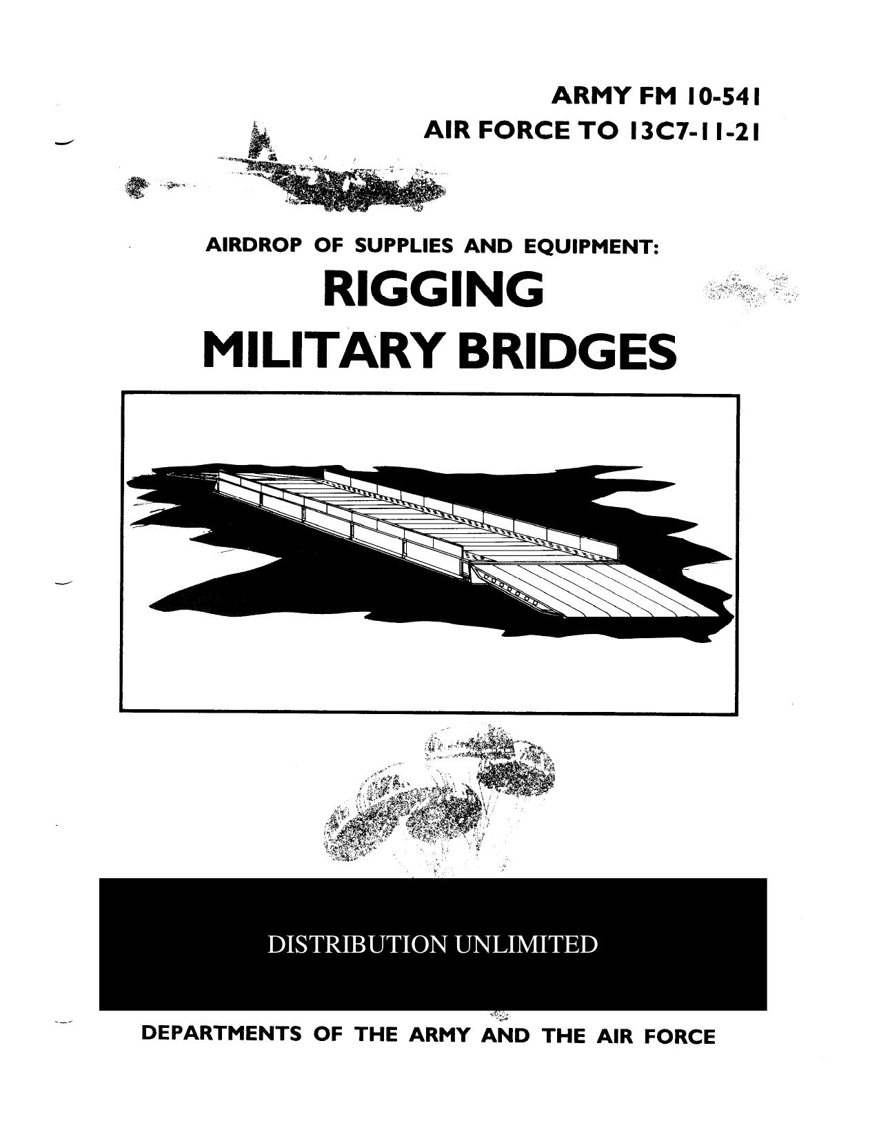 fm10-541  AIRDROP OF SUPPLIES AND EQUIPMENT  rigging military bridges by Unknown