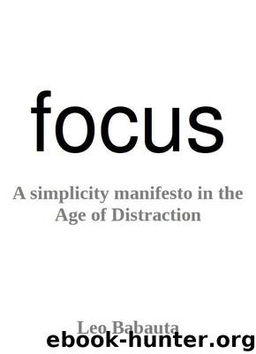 focus by Babauta Leo