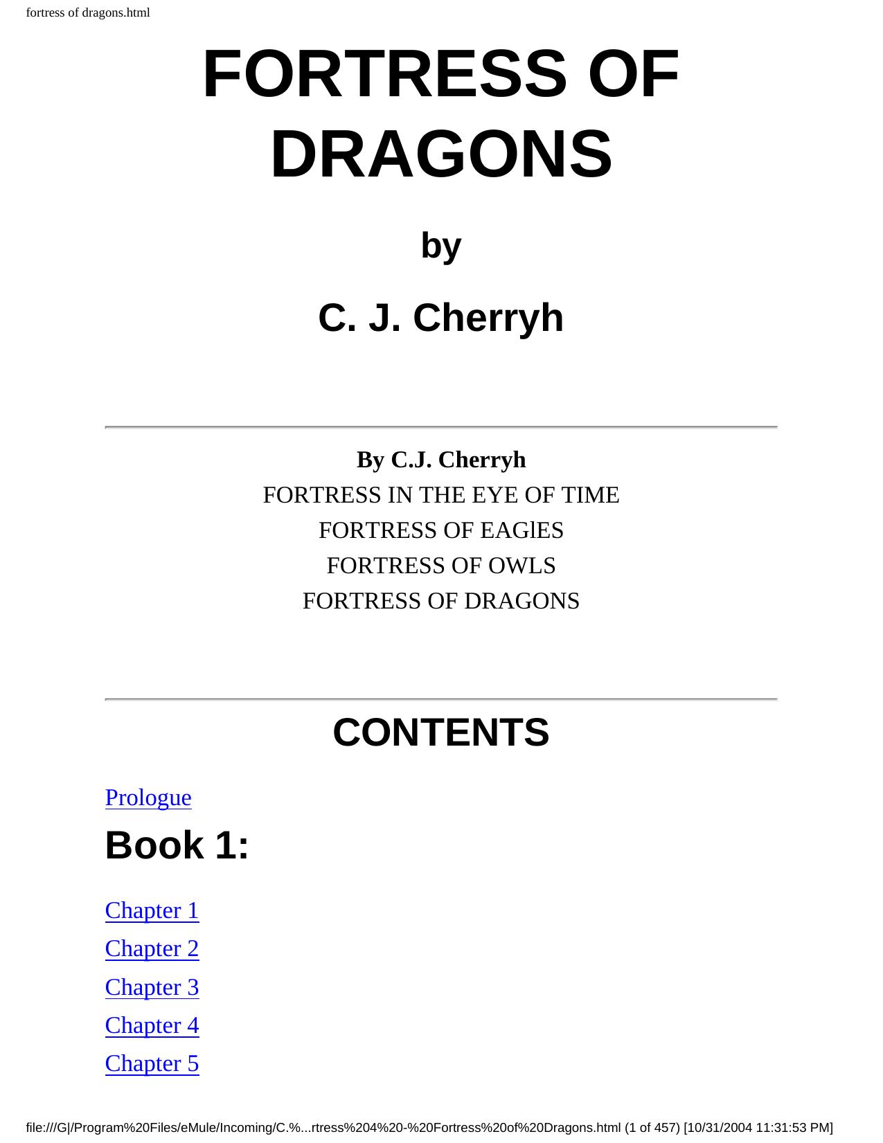 fortress of dragons.html by Fortress of Dragons