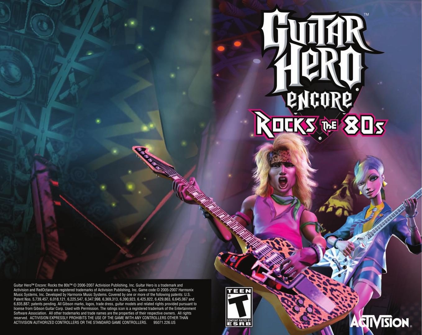 guitar hero encore rocks the 80ss-ps2manual by Unknown