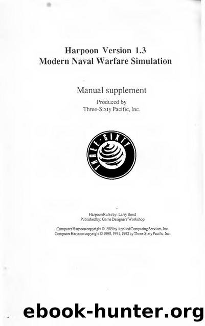 harpoon version 1.3  manual supplement   v5 by Unknown