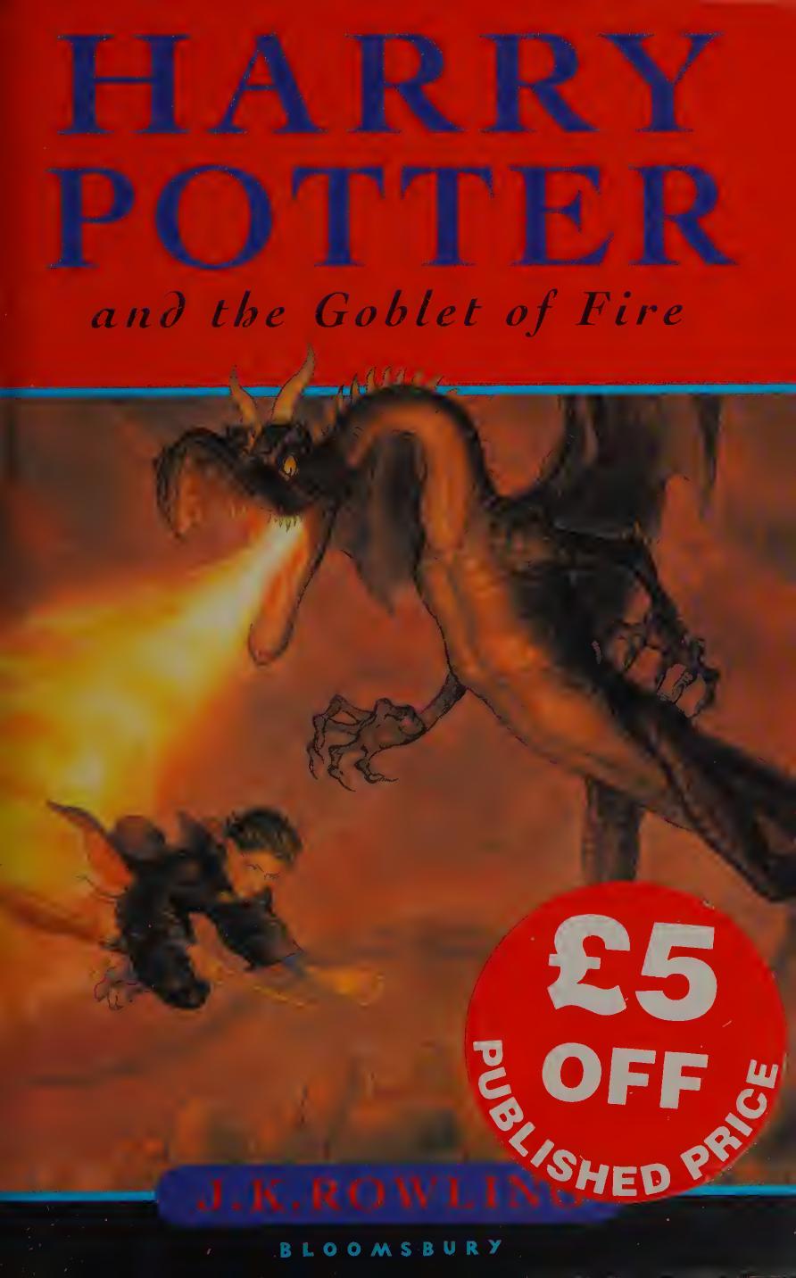 harry potter and goblet of fire by Unknown