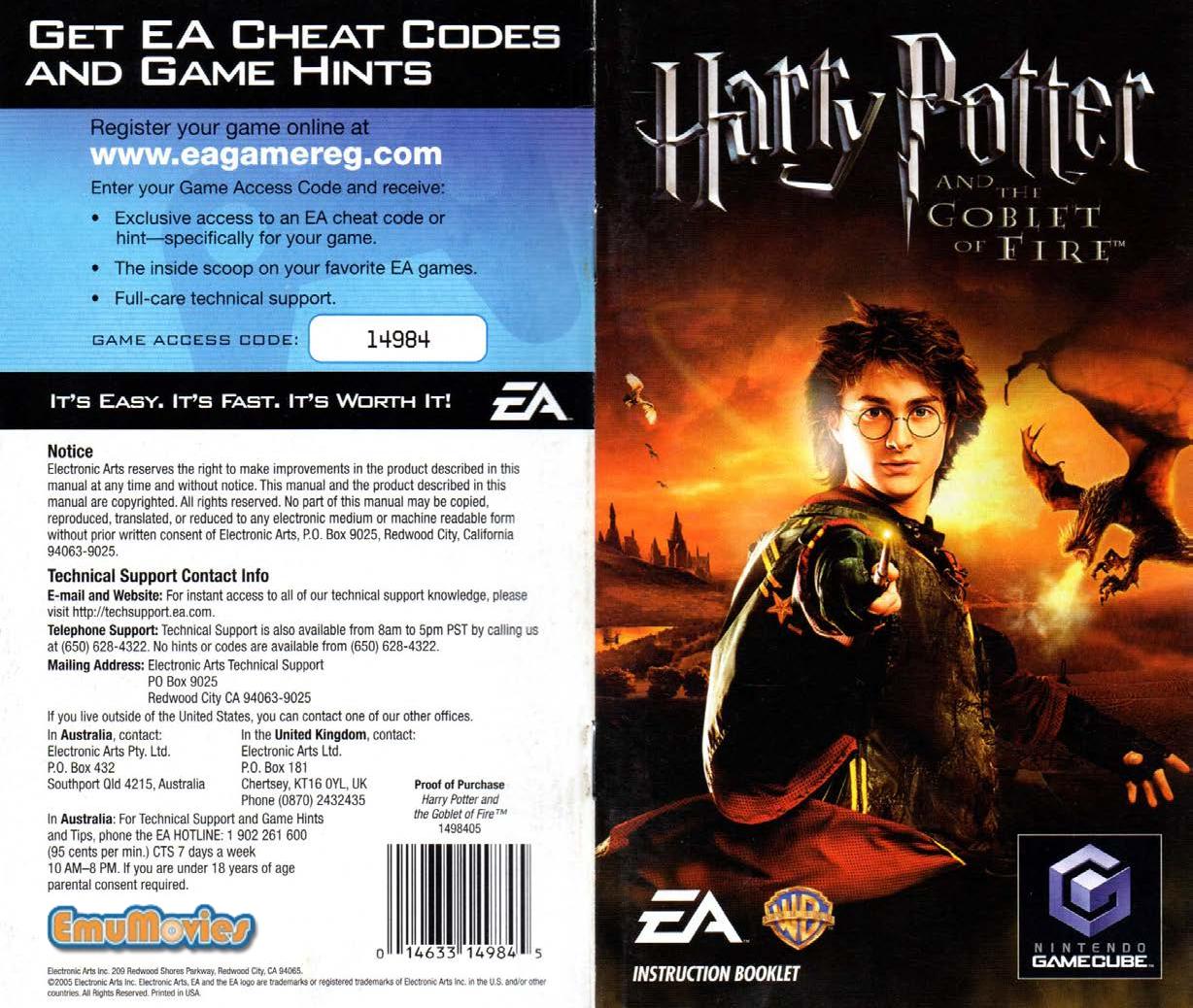 harry potter and the goblet of fire usa by Unknown
