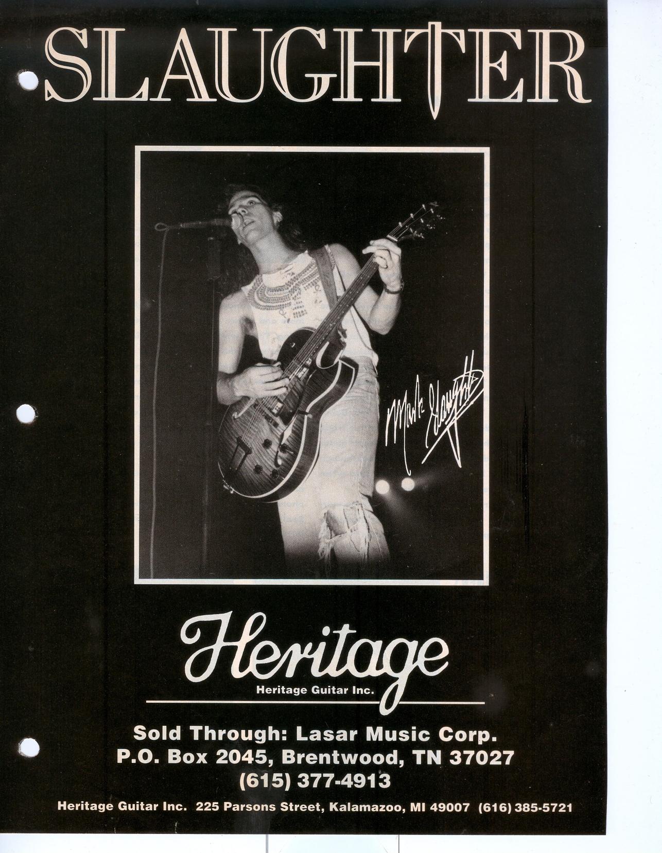heritage guitars by Unknown