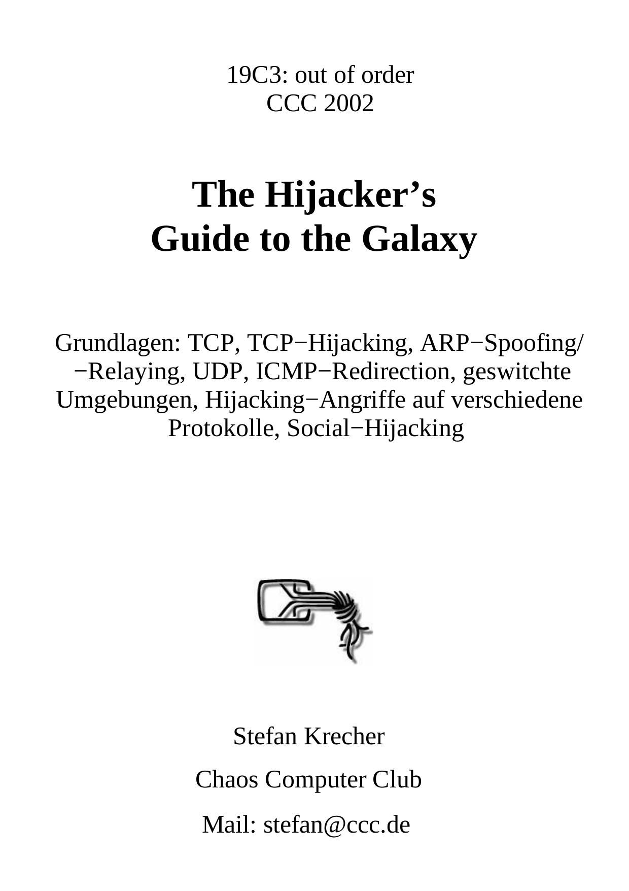 hijackers guide to the galaxy by Unknown