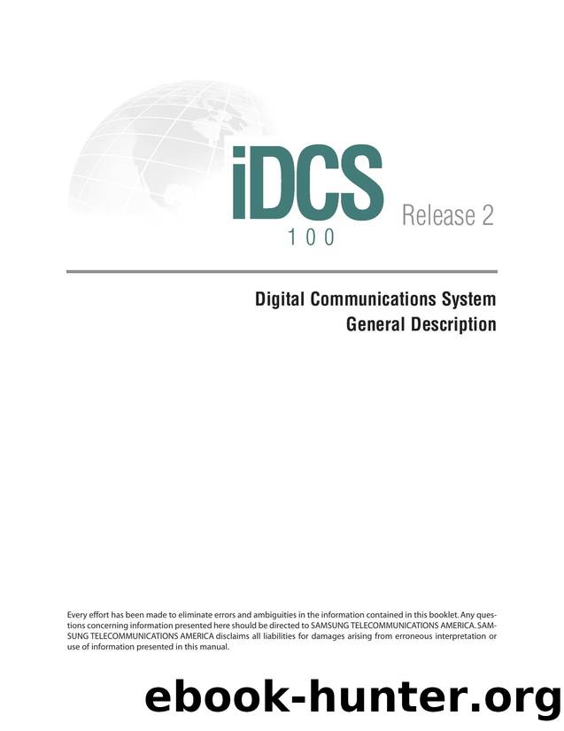 iDCS 100 IP-Enabled General Description by Samsung Telecommunications America
