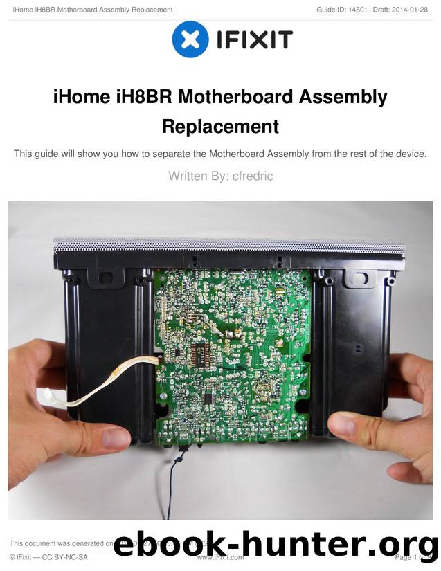 iHome iH8BR Motherboard Assembly Replacement by Unknown