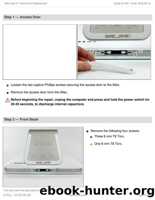 iMac Intel 17 Hard Drive Replacement [2] by Unknown