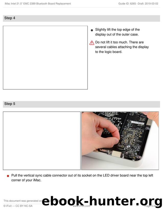 iMac Intel 21.5 EMC 2389 Bluetooth Board Replacement by Unknown