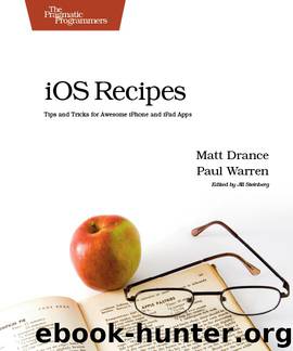 iOS Recipes (for Mary Smithson) by Matt Drance & Paul Warren