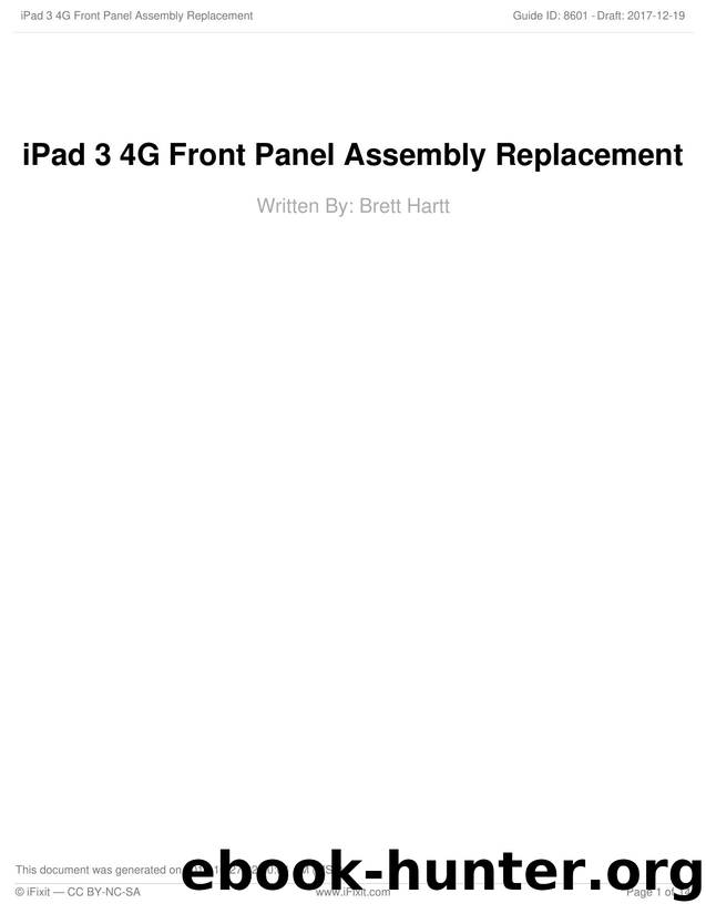 iPad 3 4G Front Panel Assembly Replacement [3] by Unknown