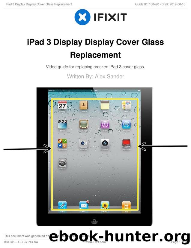 iPad 3 Display Display Cover Glass Replacement by Unknown