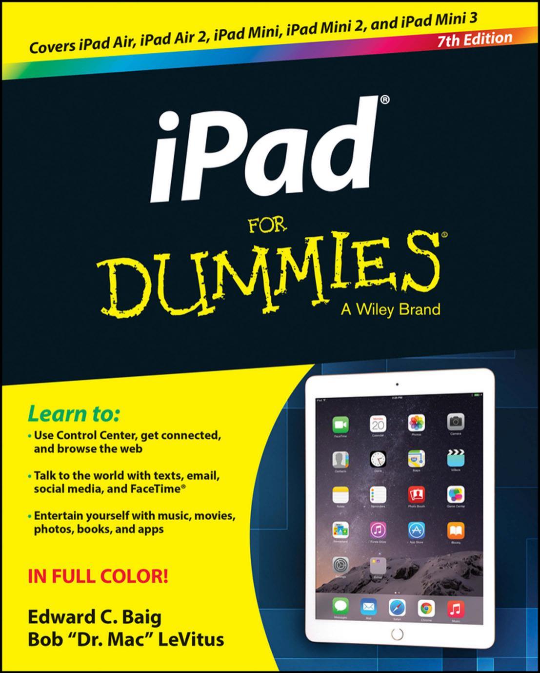 iPad For Dummies, 7th edition by Unknow