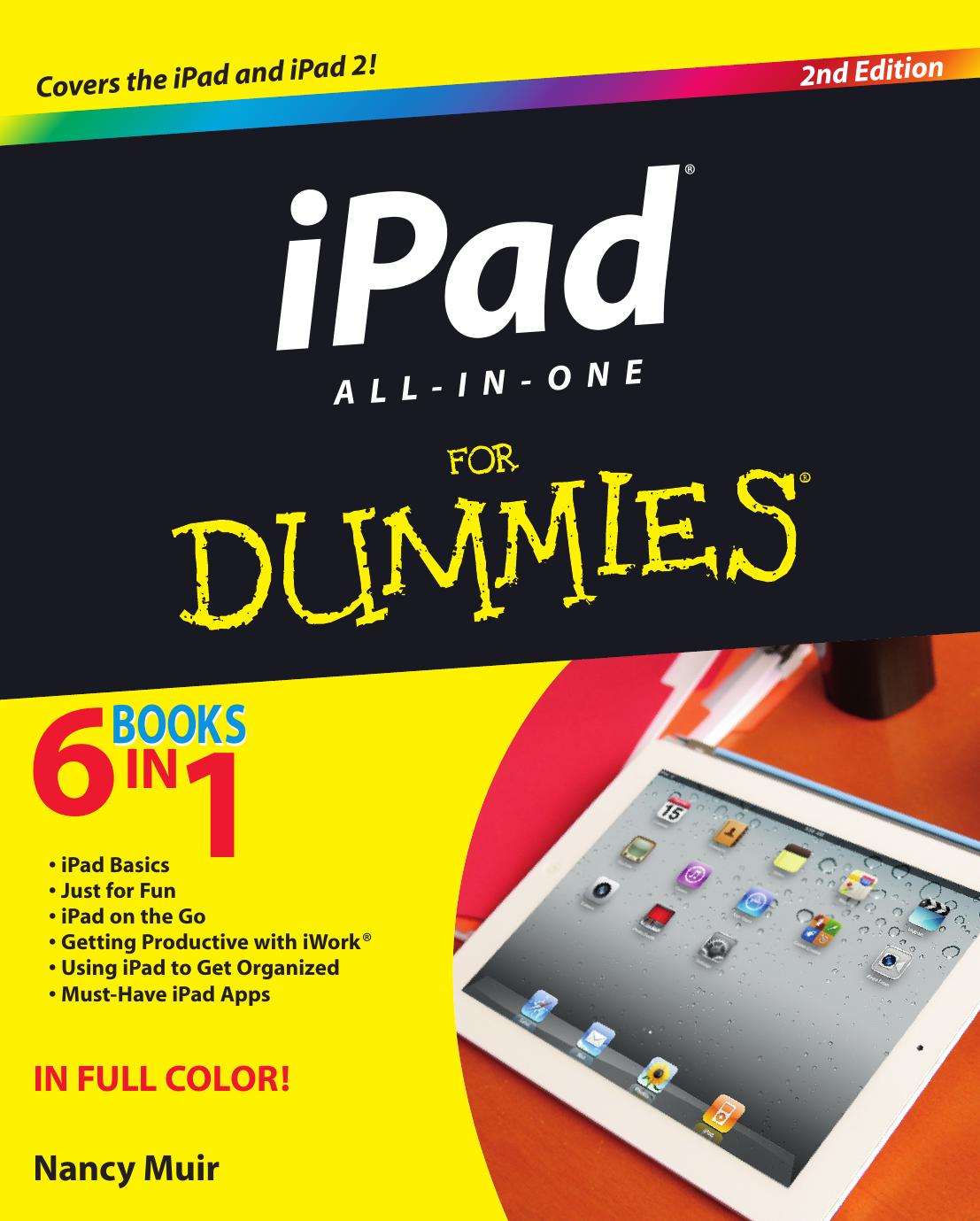iPad all-in-one for dummies by Nancy Muir
