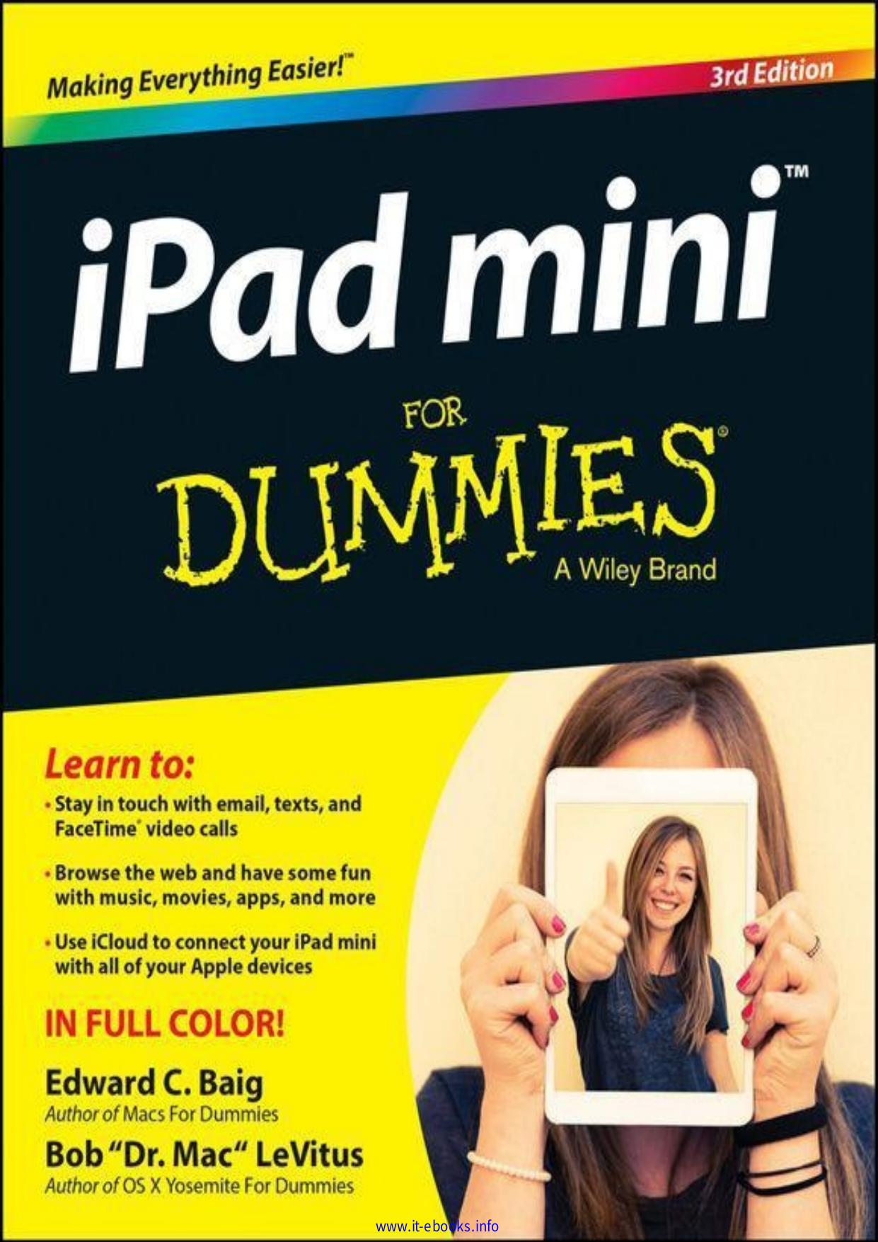 iPad mini For Dummies by Edward C. Baig & Bob LeVitus