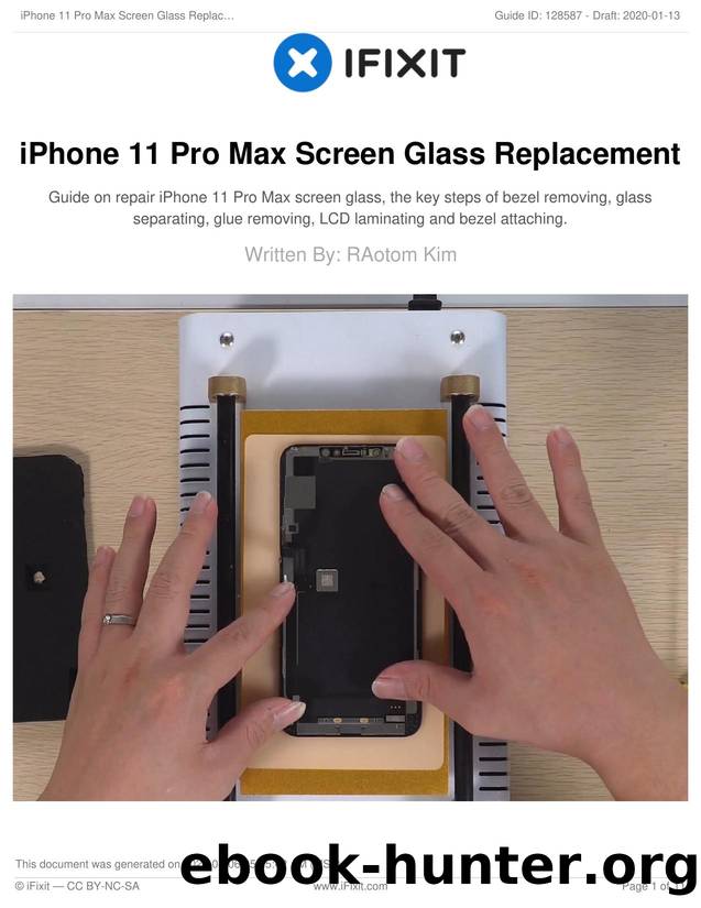 iPhone 11 Pro Max Screen Glass Replacement by Unknown