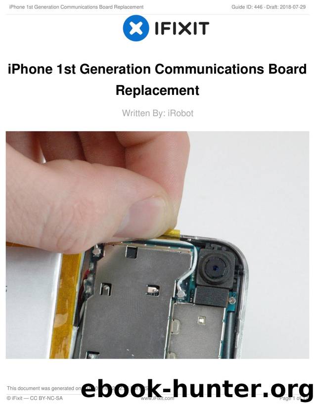 iPhone 1st Generation Communications Board Replacement by Unknown