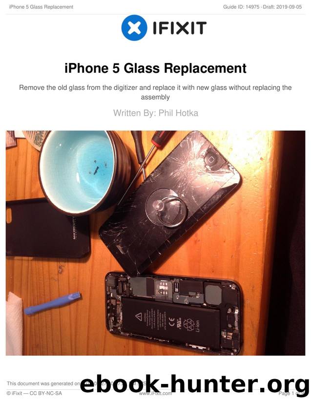 iPhone 5 Glass Replacement by Unknown