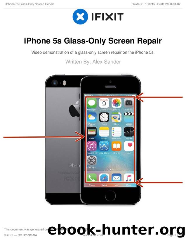 iPhone 5s Glass-Only Screen Repair by Unknown