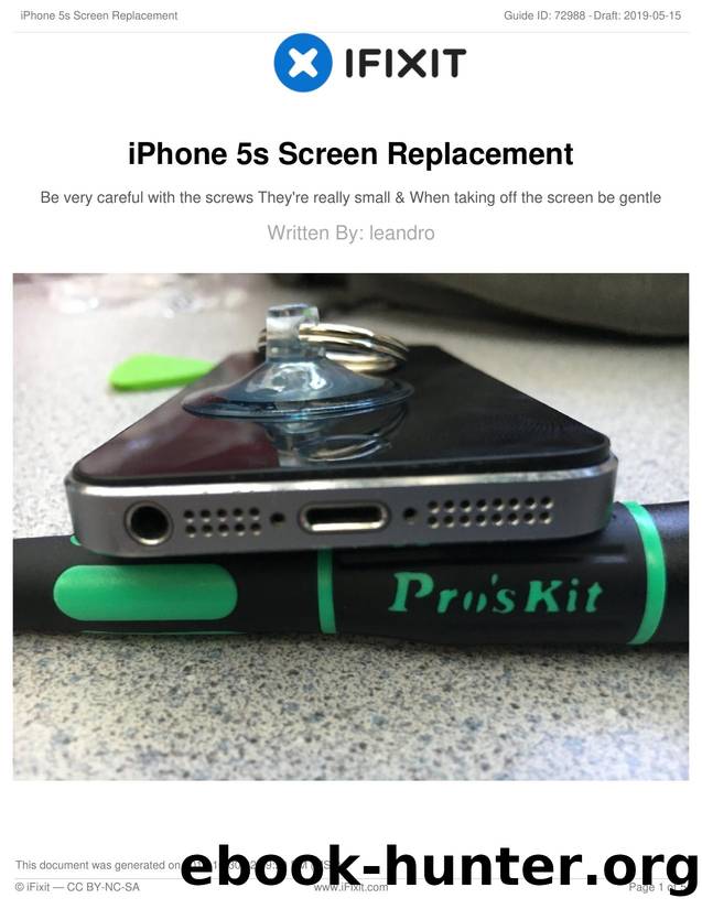 iPhone 5s Screen Replacement by Unknown