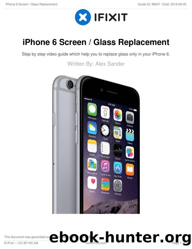 iPhone 6 Screen  Glass Replacement by Unknown