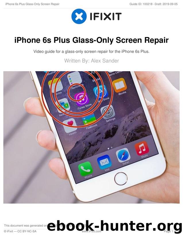 iPhone 6s Plus Glass-Only Screen Repair by Unknown