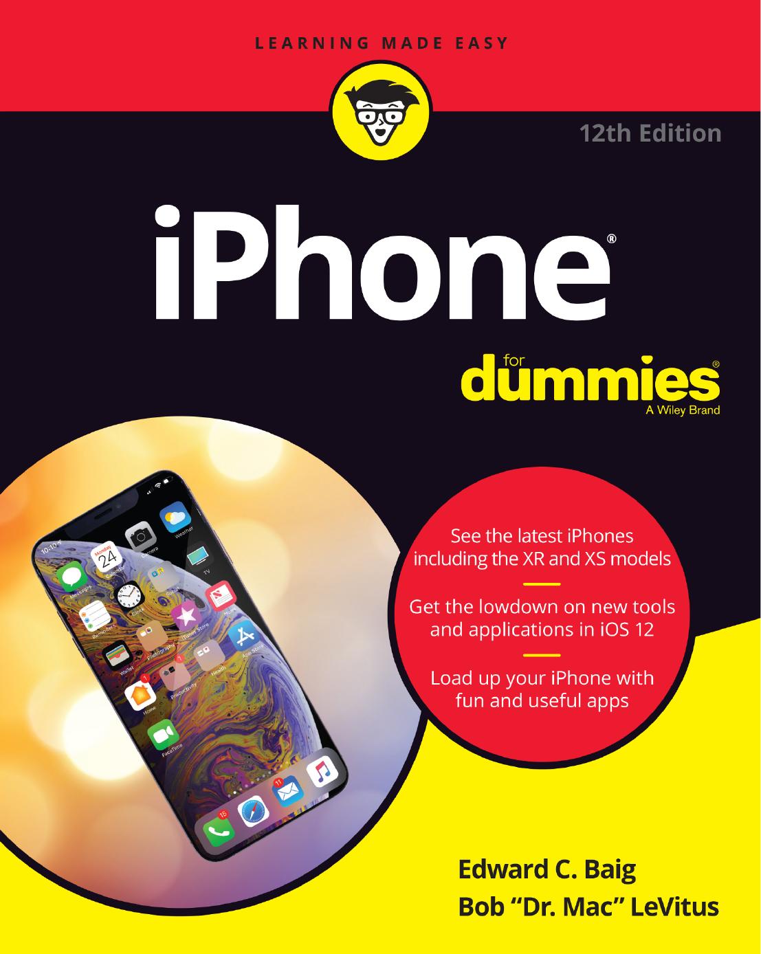 iPhone For Dummies by Edward C. Baig