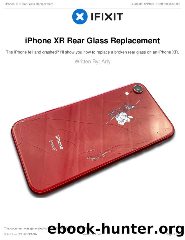 iPhone XR Rear Glass Replacement by Unknown