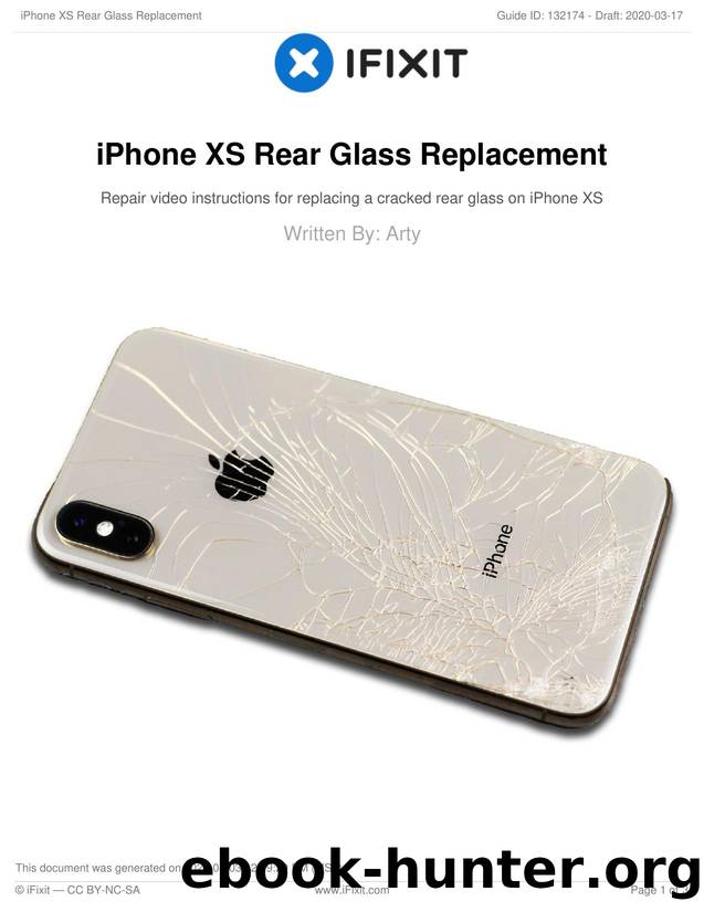 iPhone XS Rear Glass Replacement by Unknown