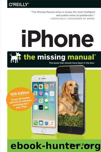iPhone: The Missing Manual by Pogue David