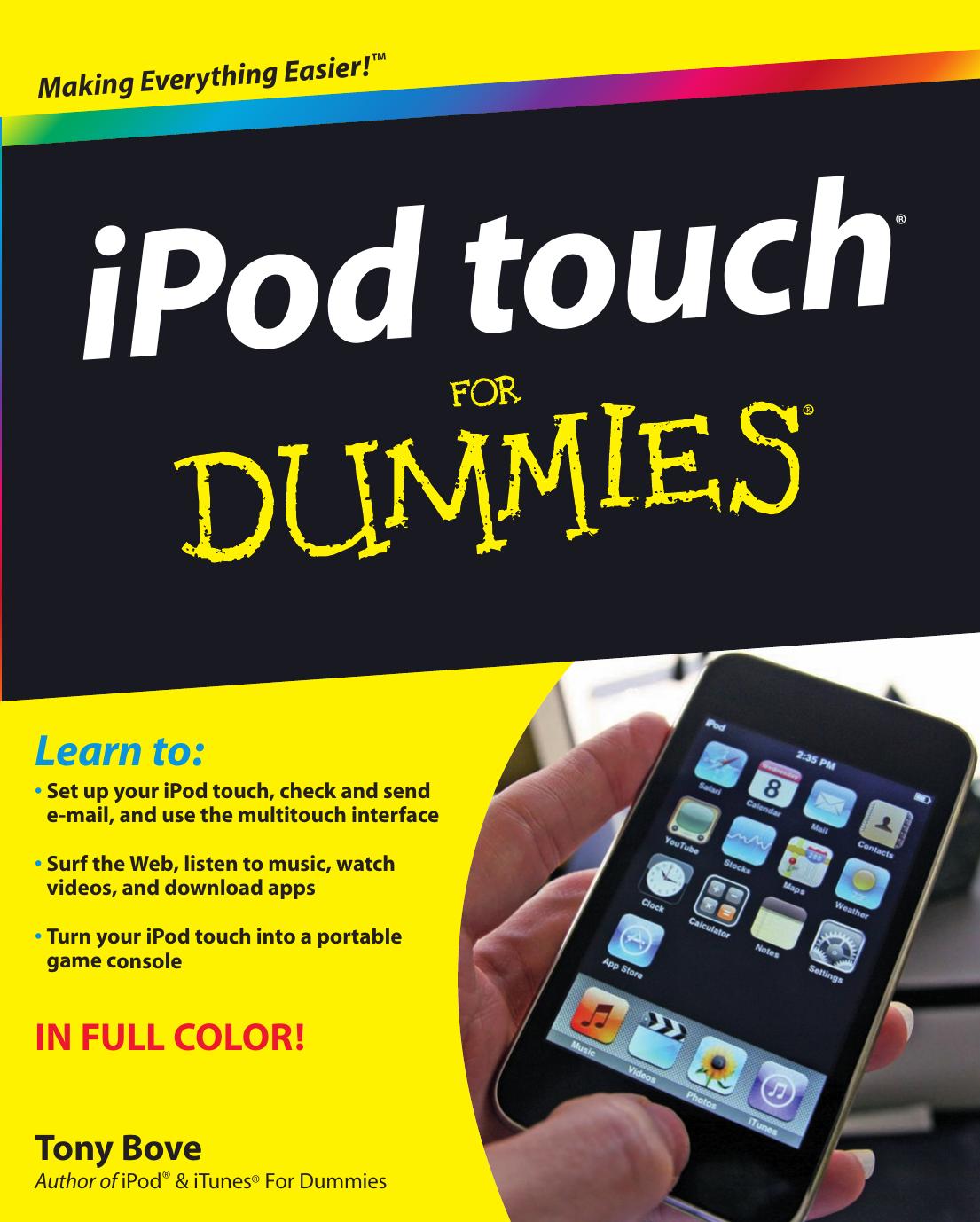 iPod Touch for Dummies (ISBN by 0470505303)