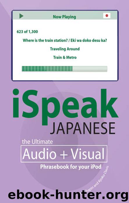 iSpeak Japanese Phrasebook by Alex Chapin