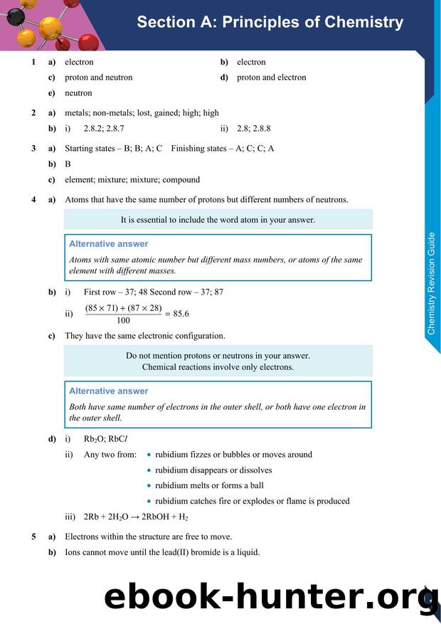 igcse chemistry revision guide answer by Unknown