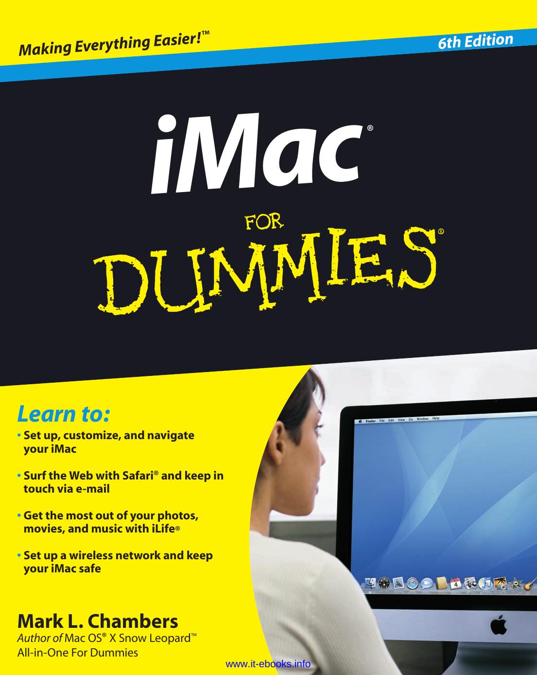 imac for dummies 6th edition by Unknown