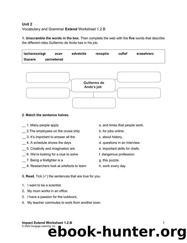 impact 1 unit 2 v and g extend worksheet 1.2.b by Unknown