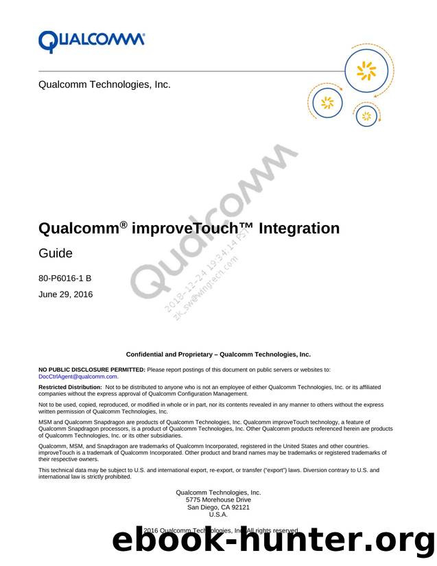 improveTouch Integration Guide by Unknown