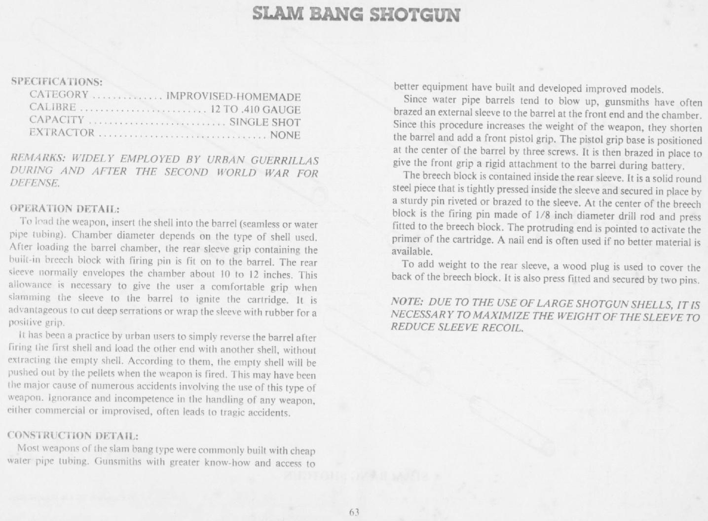 improvised slam bang shotgun by Unknown