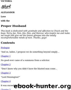 in4 by Love & The Proper Husband