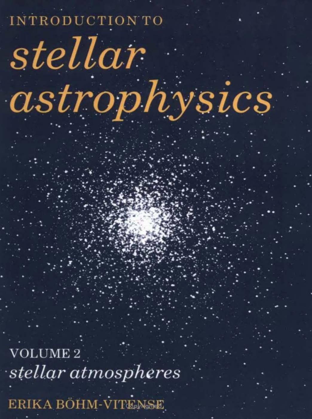 introduction to stellar astrophysics volume 2 by Unknown