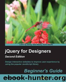 jQuery for Designers: Beginner's Guide - Second Edition by Natalie MacLees