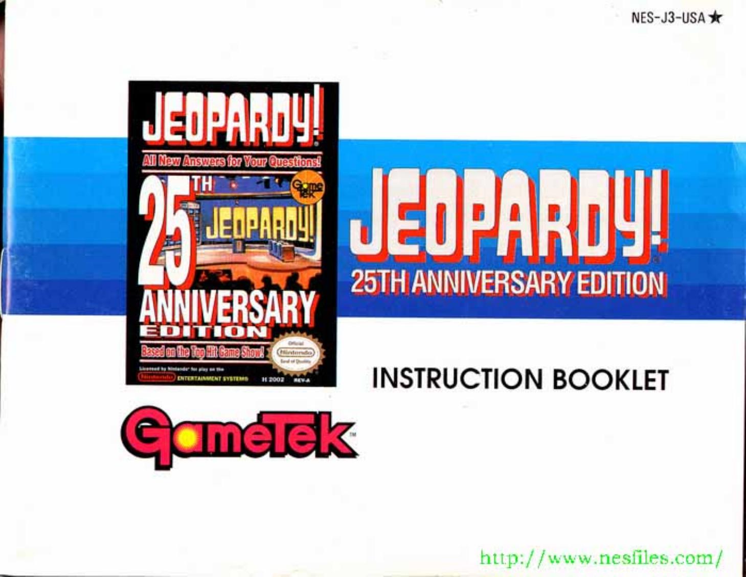jeopardy by 25th anniversary edition