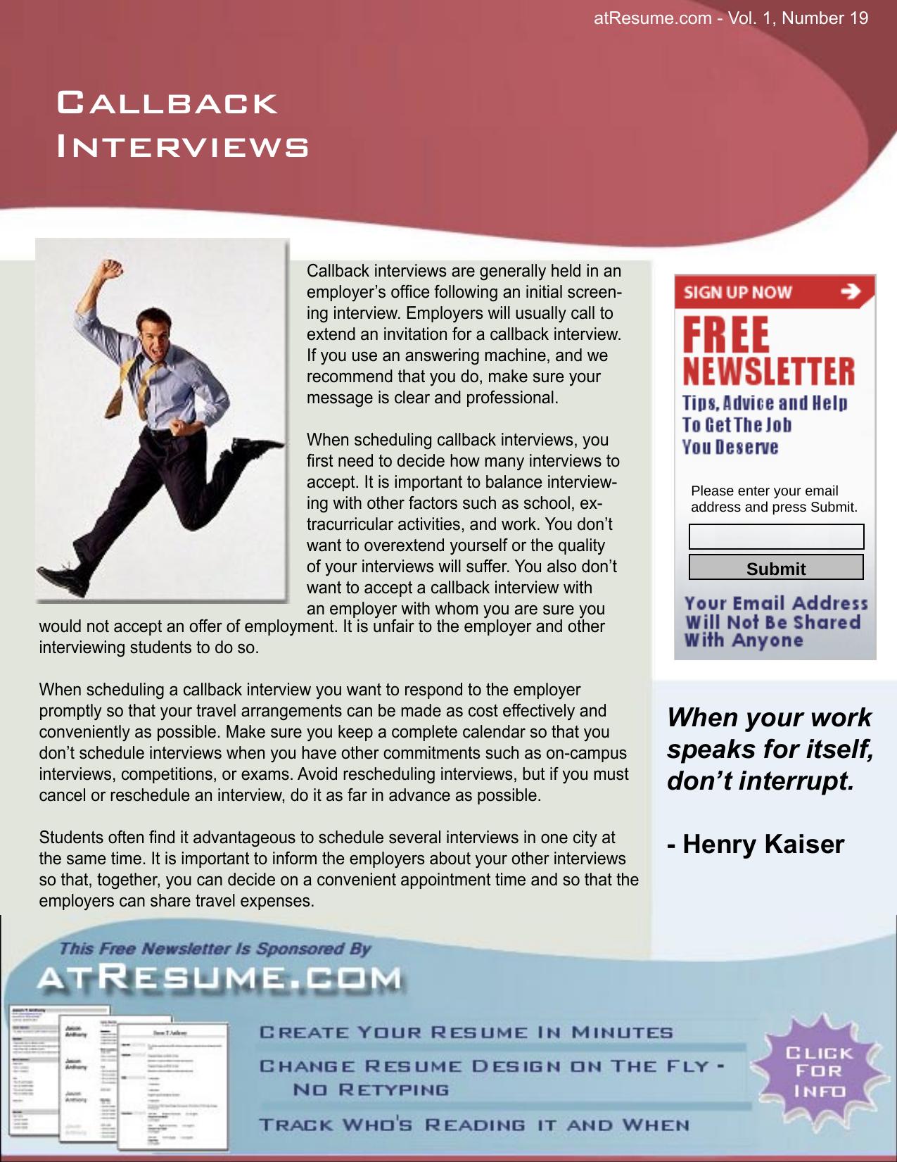 job help by callback interviews