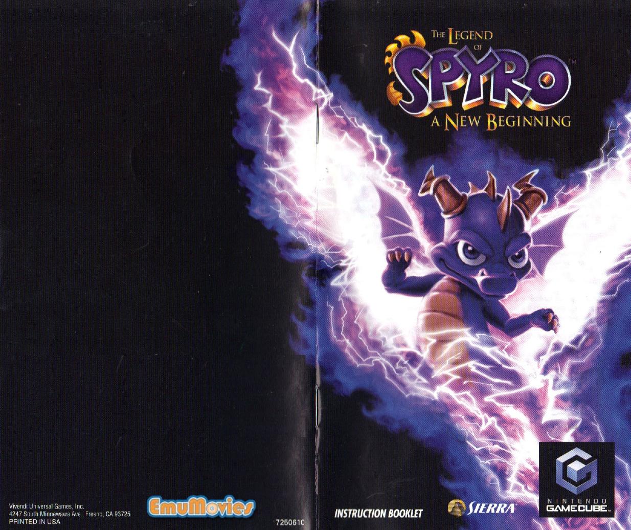 legend of spyro the by a new beginning usa