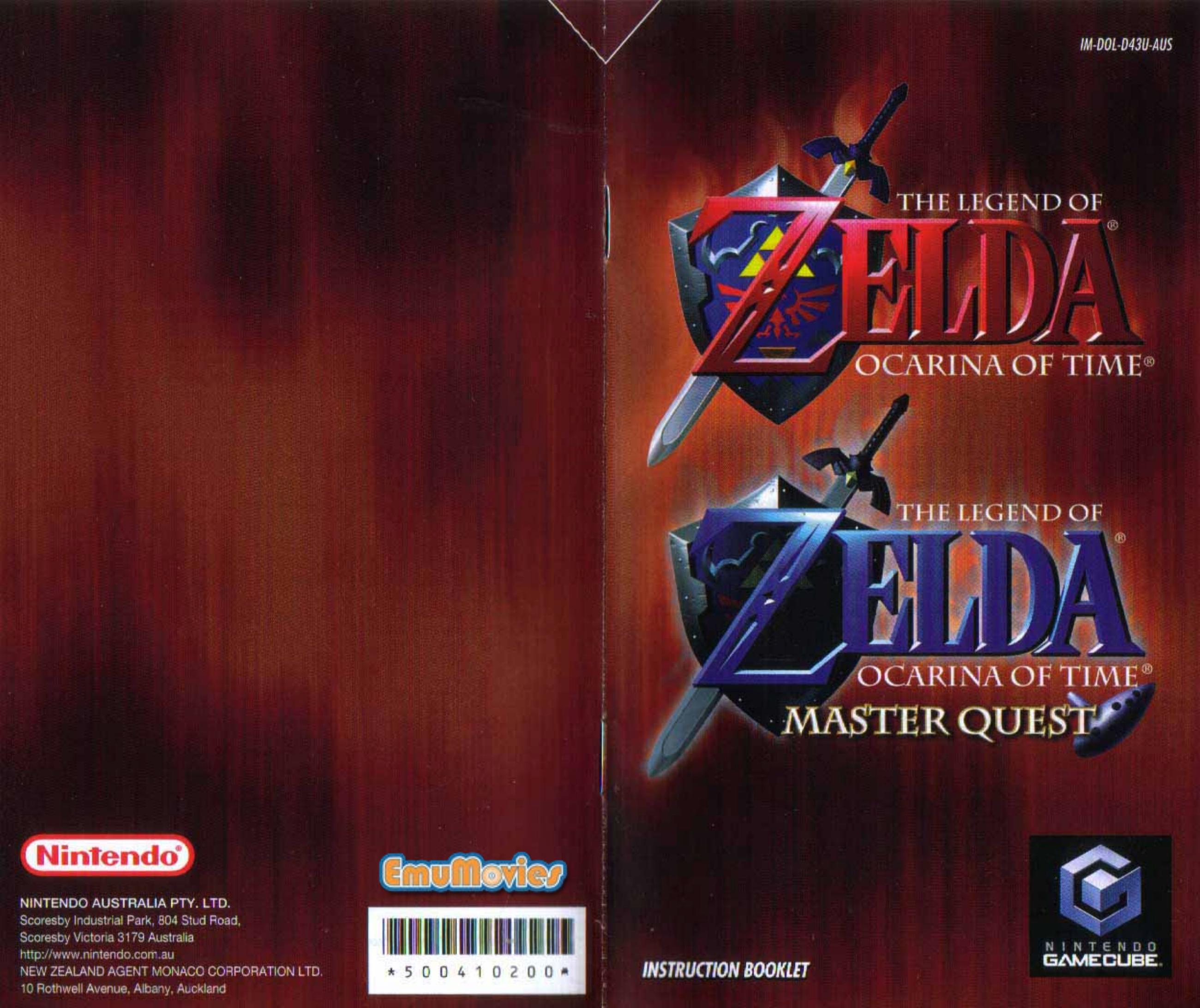 legend of zelda the - ocarina of time by master quest usa