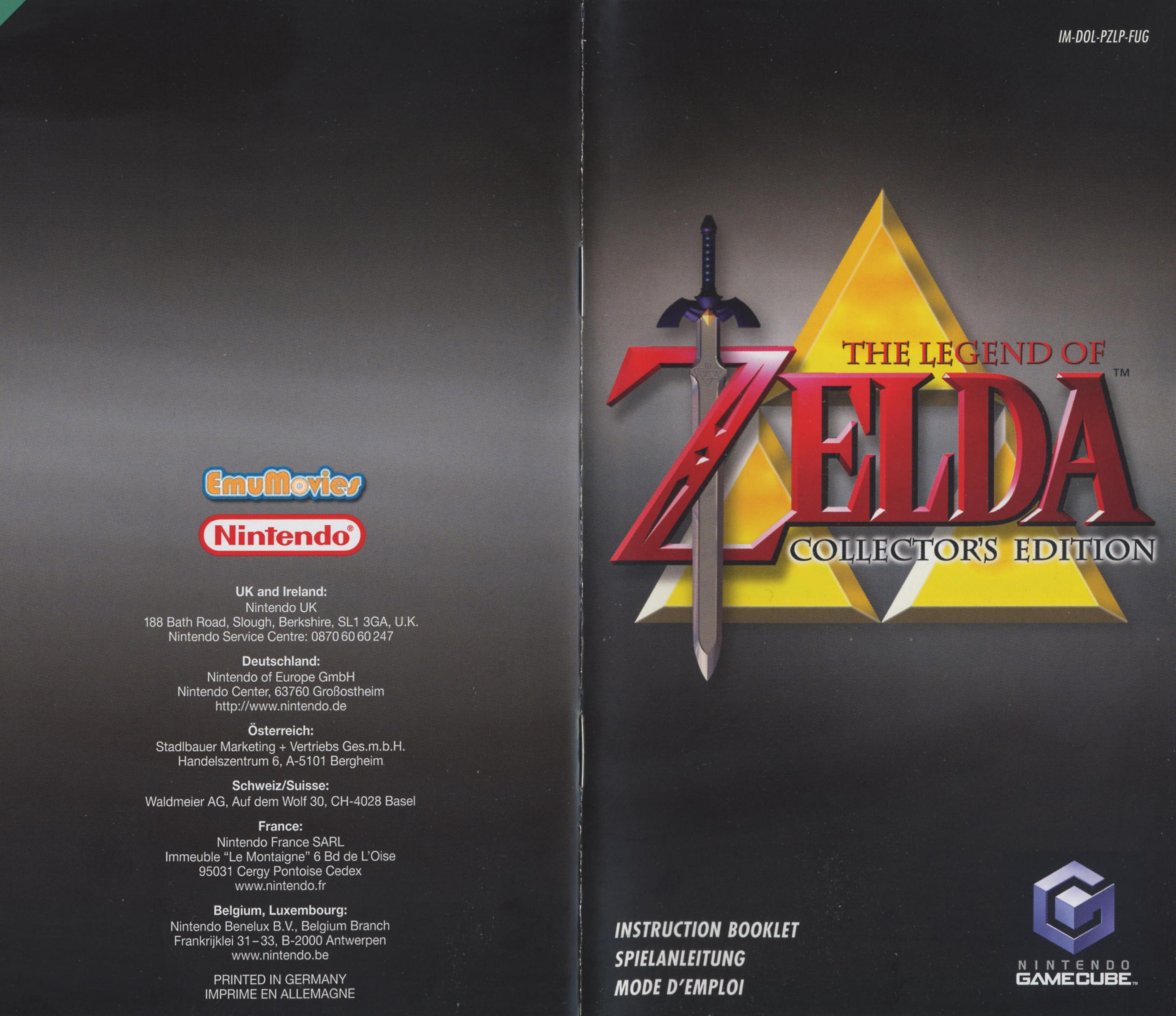 legend of zelda the by collectors edition usa