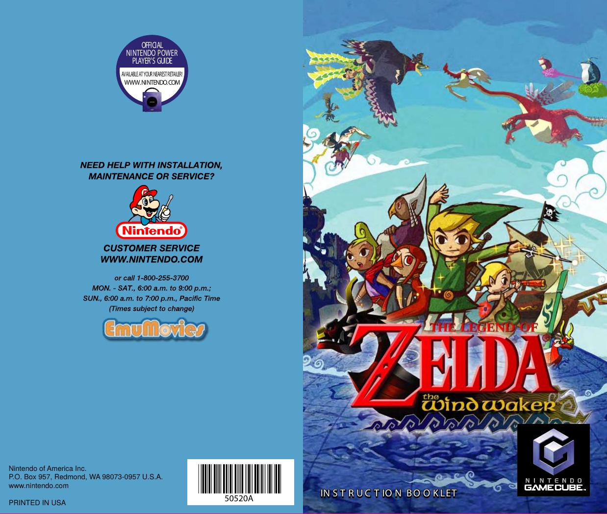 legend of zelda the by the wind waker usa