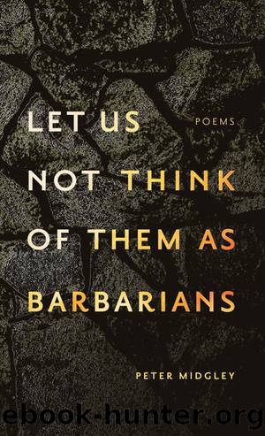 let us not think of them as barbarians by Peter Midgley