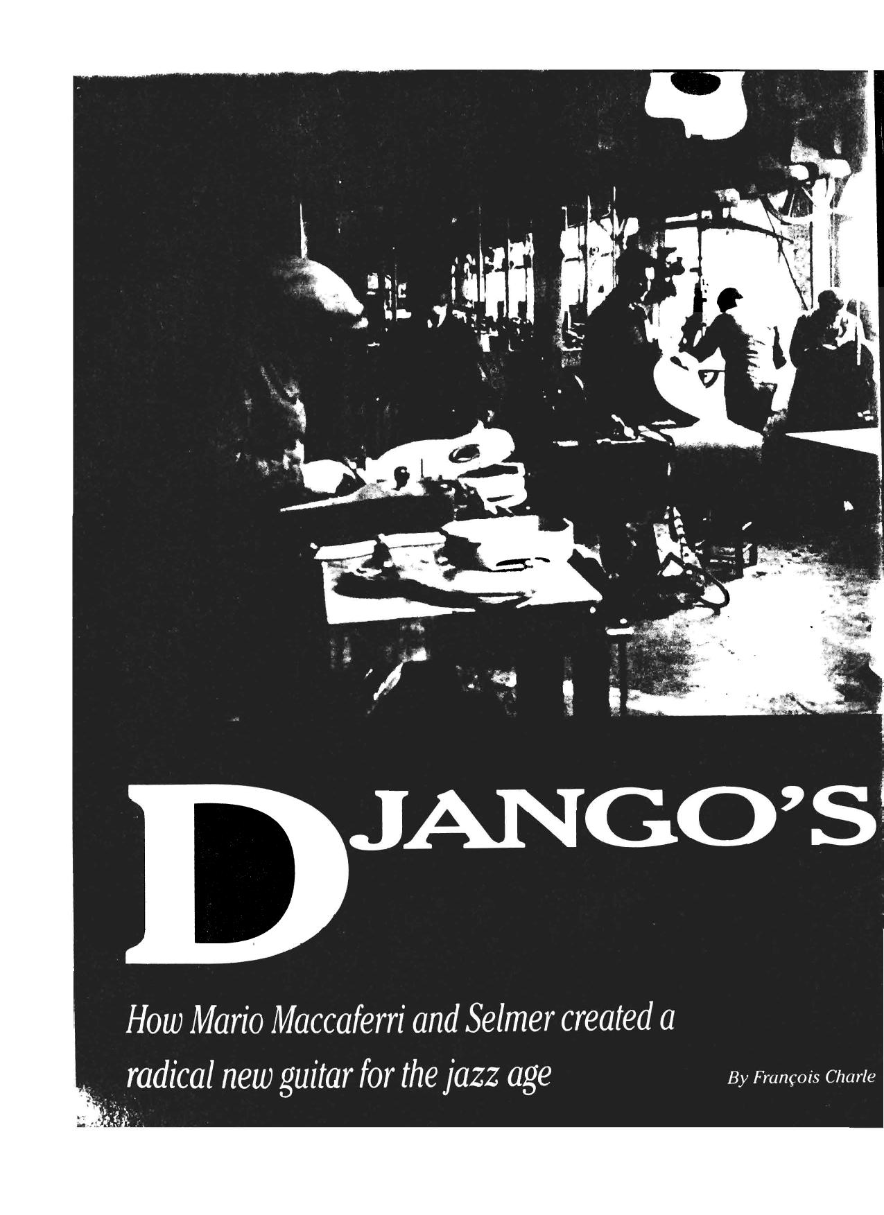 maccaferri selmer django gypsy jazz guitars guitar by francois charle